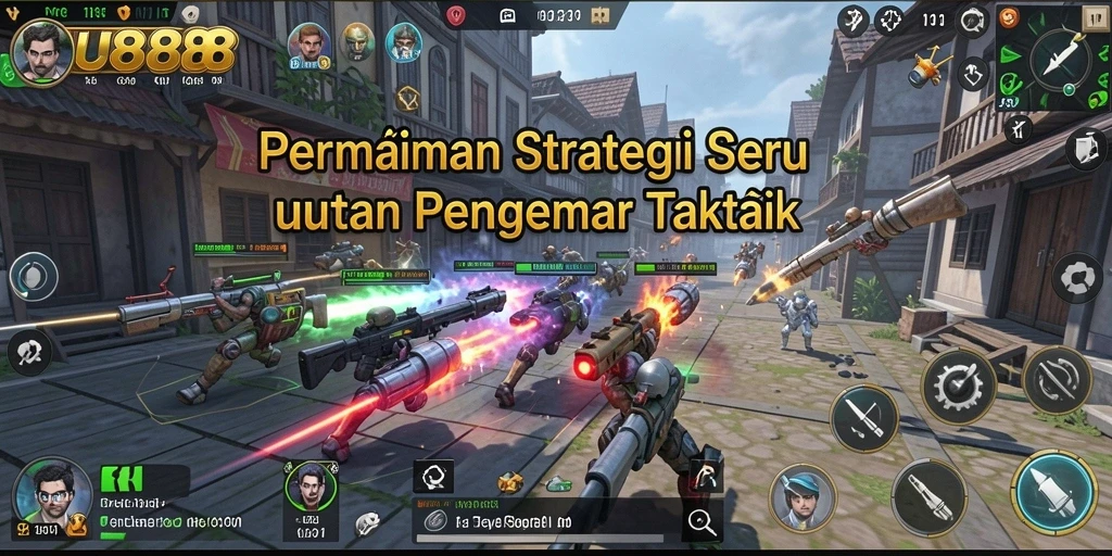 Tampilan gameplay CU888 yang menantang dan mendebarkan.