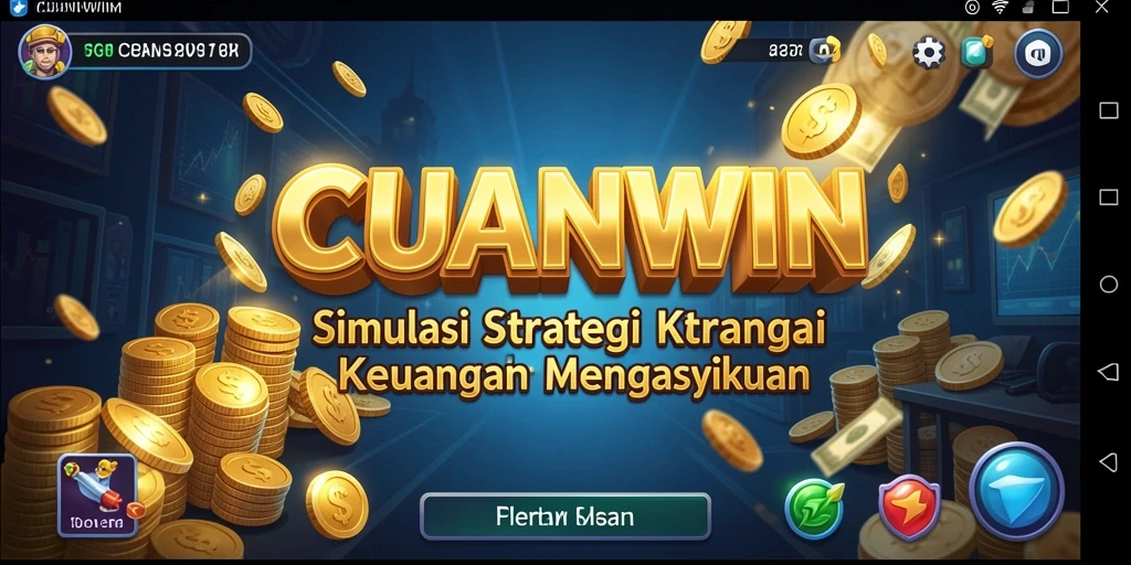 Tampilan permainan CUANWIN menunjukkan strategi keuangan yang menantang.