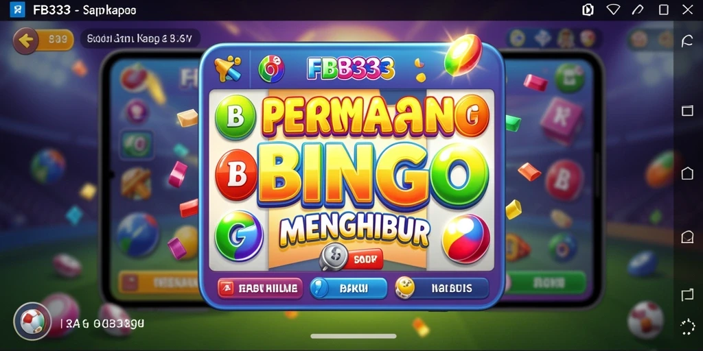 Tampilan menarik gameplay Bingo di FB333.