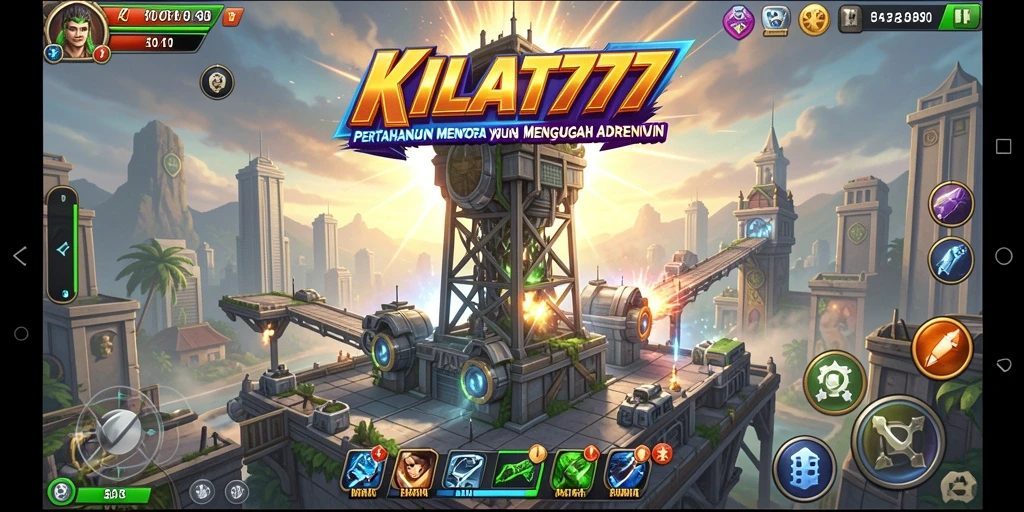 Gameplay KILAT777 yang menegangkan dalam Tower Defense.