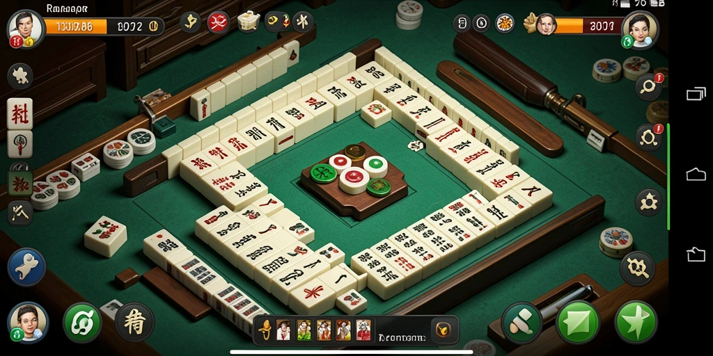 Tampilan seru gameplay RAJABANDAR88 Mahjong yang menarik.