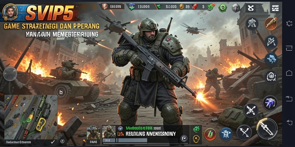 Gameplay mendebarkan di SVIP5 dengan pertempuran strategis.