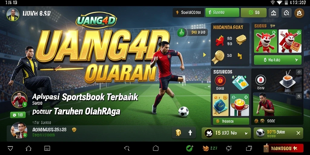 Tampilan gameplay UANG4D dengan taruhan olahraga yang menarik.